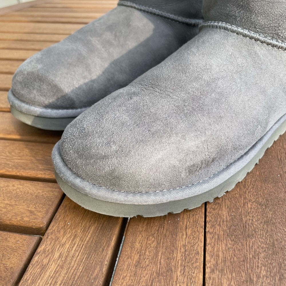 Tall Grey Button Up Uggs (Bailey Button Boot) - image 4